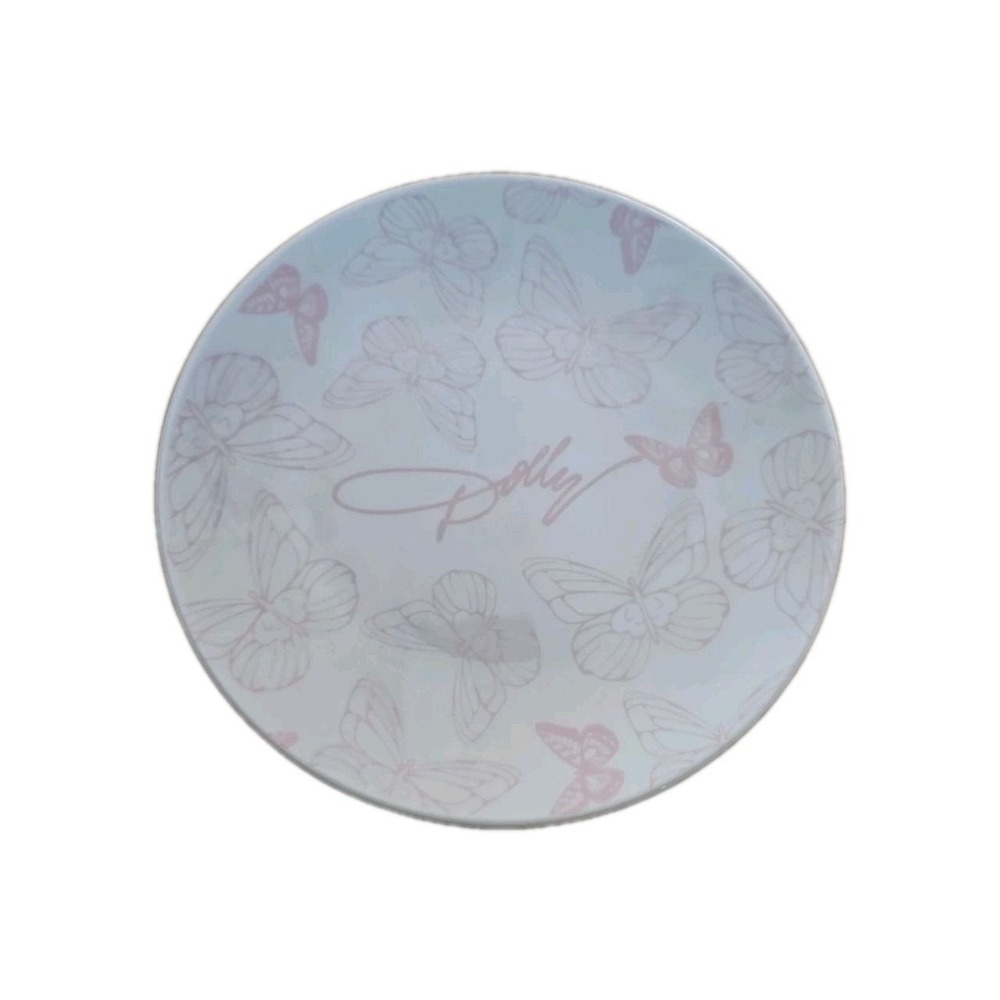 Dolly Parton Appetizer Plate- Pink Butterfly #815
